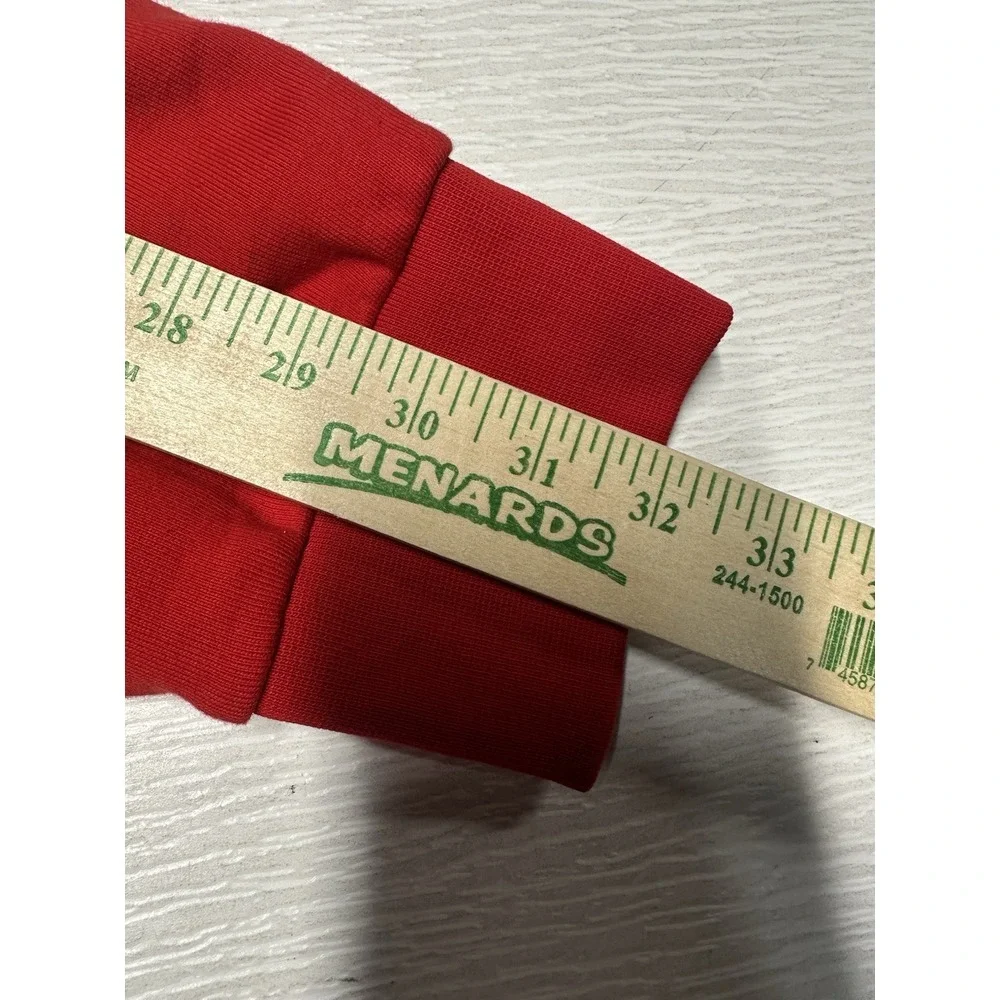 Lacoste Hoodie Men's Size‎ 2XLB Red Full Zip Long Sleeve Sweatshirt Heavyweight